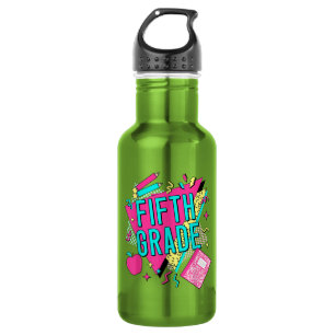 Retro 90s Grade Teacher Back to School 532 Ml Water Bottle