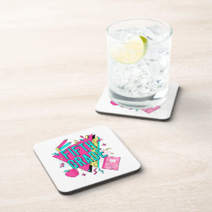 Retro 90s Grade Teacher Back to School Coaster