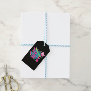 Retro 90s Grade Teacher Back to School Gift Tags