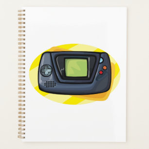 Retro 90s Handheld Game Console Gamer Planner