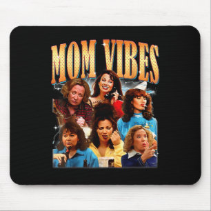 Retro 90s Mum Vibe Shirt Mothers Day Funny Mum Mouse Mat
