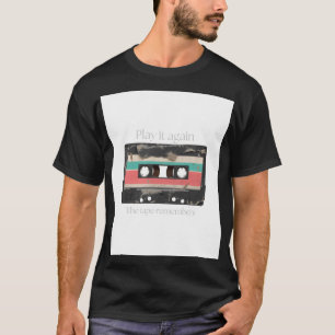 Retro 90s Music Black Streetwear T-shirt