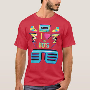 Retro 90s Music Party Radio Disco 1990s  T-Shirt