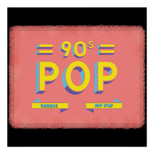 Retro 90's Pop Poster