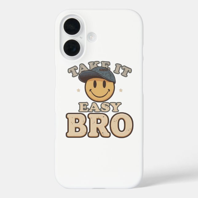 Retro 90s Smiley with a Hat Case-Mate iPhone Case (Back)