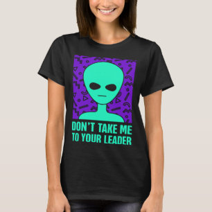 Retro 90s Space Alien Extraterrestrial Life & UFO T-Shirt