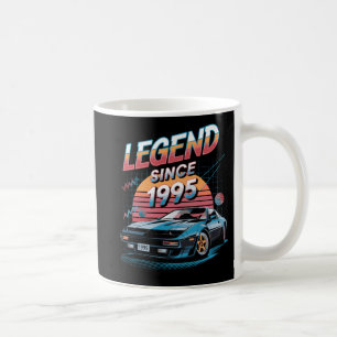 Retro 90s Sports Car – Legend Since 1995 Coffee Mug
