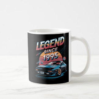 Retro 90s Sports Car – Legend Since 1995 Coffee Mug