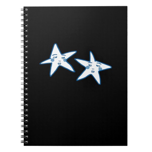 Retro 90s Whimsigoth Aesthetic Notebook (Front)