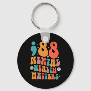 Retro 988 Mental Health S Suicide Prevention Key Ring