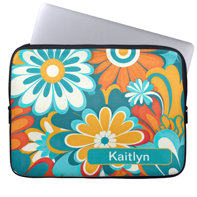 Retro 9 laptop sleeve (Front)