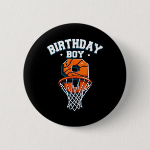 Retro 9th Birthday Boy Sketll Player  6 Cm Round Badge