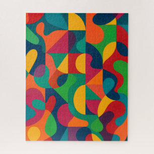 Retro Abstract Art Jigsaw Puzzle