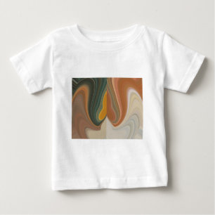 Retro Abstract Art Print Baby T-Shirt
