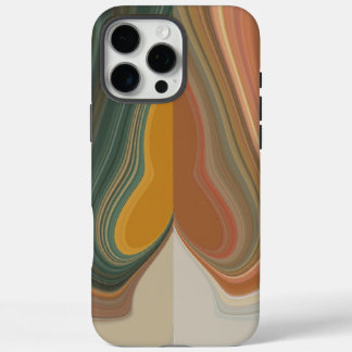 Retro Abstract Art Print iPhone 16 Pro Max Case