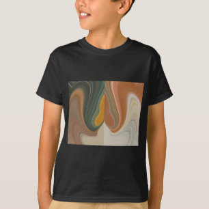 Retro Abstract Art Print T-Shirt