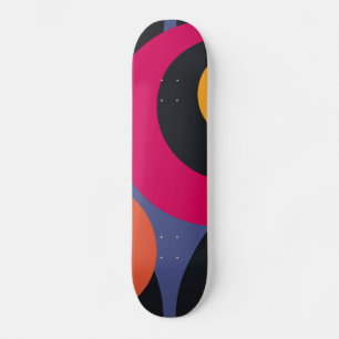 Retro Abstract Art Skateboard