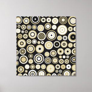 Retro Abstract Art  - Wrapped Canvas