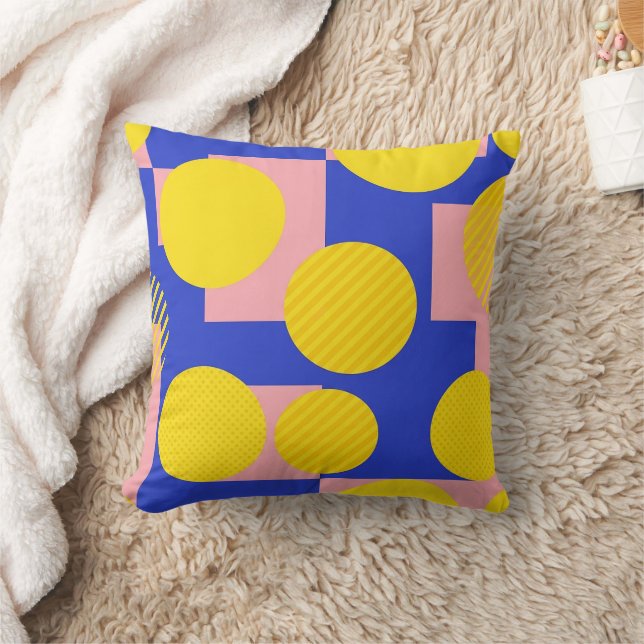 Retro Abstract Brushstroke (13) Cushion (Blanket)