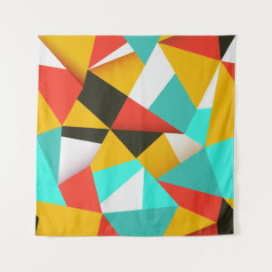 Retro Abstract: Colourful Blend. Tapestry