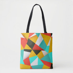Retro Abstract: Colourful Blend. Tote Bag