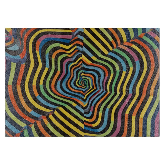 Retro Abstract  Cutting Board (Front)