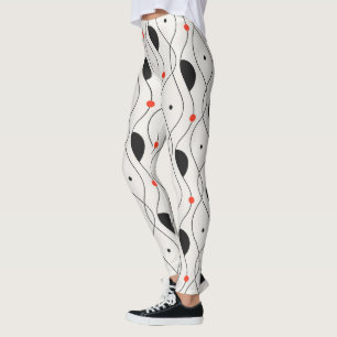 Retro Abstract Leggings