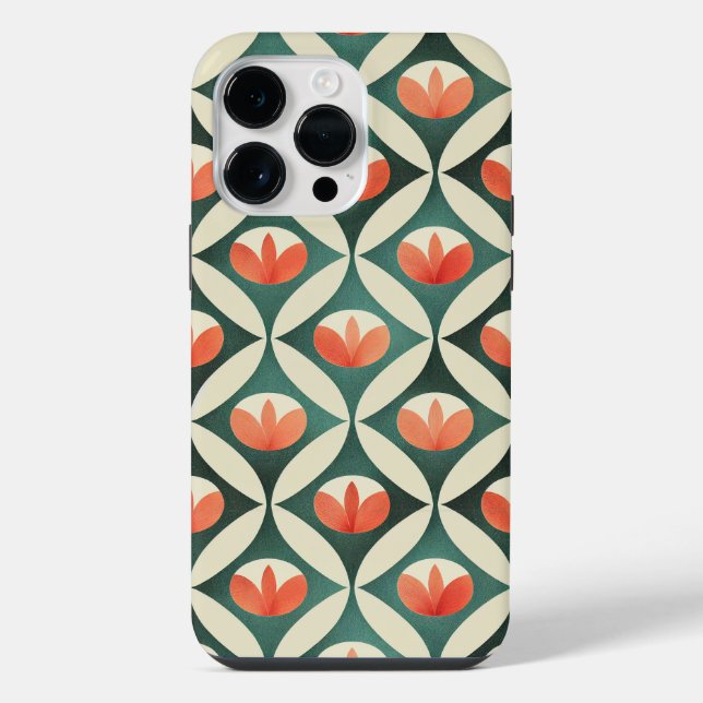 Retro Abstract Pattern iPhone / iPad case (Back)