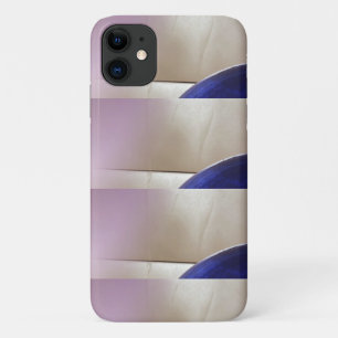 Retro Abstract Semi Circles on Soft Gold iPhone 11 Case