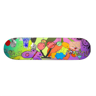 Retro Abstract Skateboard