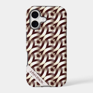 Retro Abstract Textile Pattern iPhone 5 Case