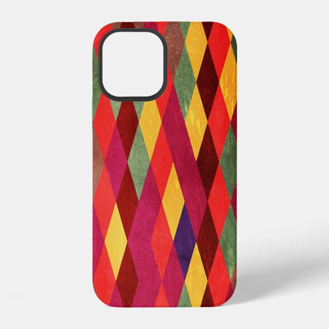 Retro Abstract: Vintage Pattern Design iPhone Case (Back)