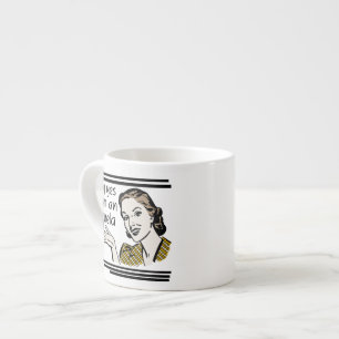 Retro Abuela Gits Espresso Cup