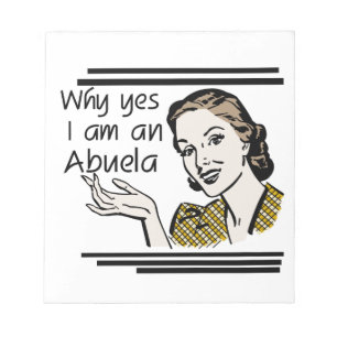 Retro Abuela Gits Notepad