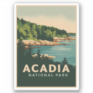 Retro Acadia National Park Bar Harbour