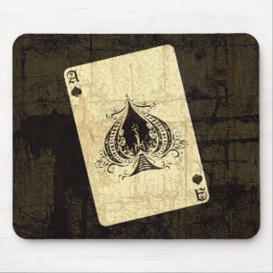 Retro Ace of Spades Mouse Mat