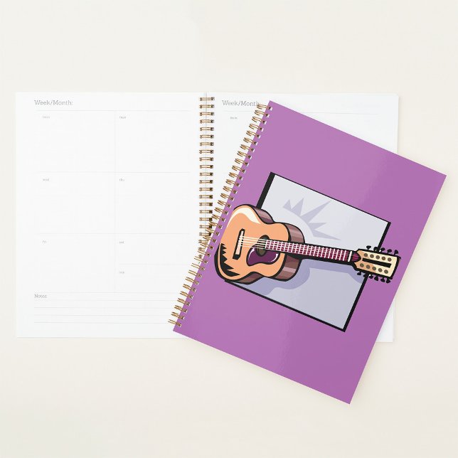 Retro Acoustic 12-String Guitar  Planner (Creator Uploaded)