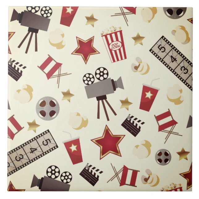 Retro Acting Movies Theatre/Theatre Tile (Front)