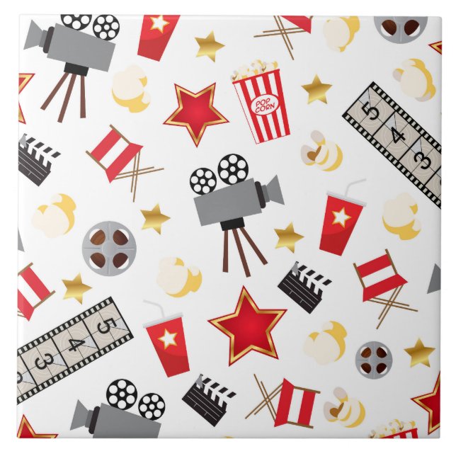 Retro Acting Movies Theatre/Theatre Tile (Front)