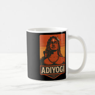 Retro Adiyogi Shiva Vintage First Yogi Hindu God O Coffee Mug