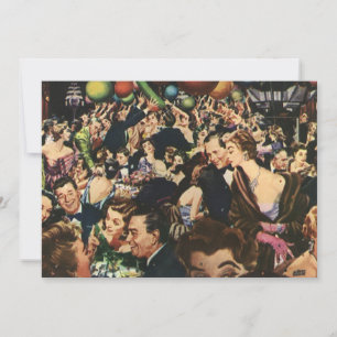 Retro  Adult Happy Birthday Party Invitation