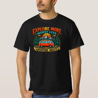 Retro Adventure Camping T-Shirt