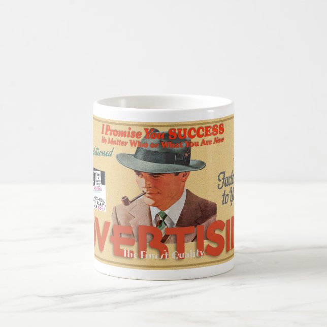 RETRO ADVERTISING  COFFEE MUG (Center)