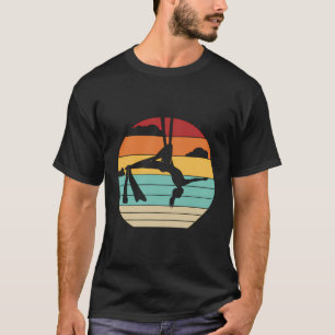 Retro Aerial Yoga Aerialist Gymnastics Dancer Aeri T-Shirt