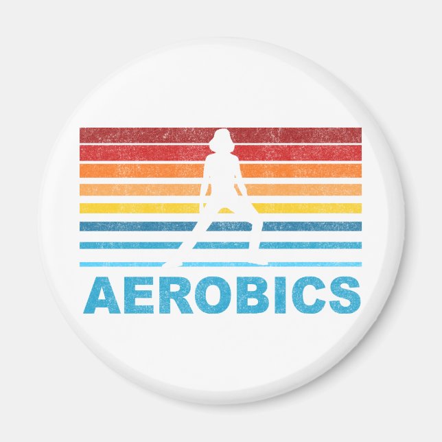 Retro Aerobics Magnet (Front)