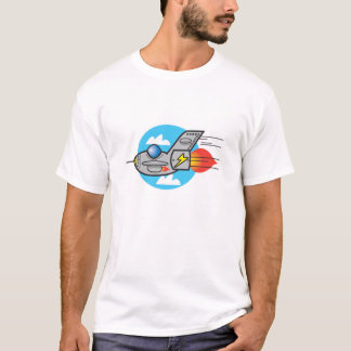 retro aeroplane jet T-Shirt