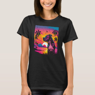 Retro Aesthetic American Staffordshire Terrier dog T-Shirt