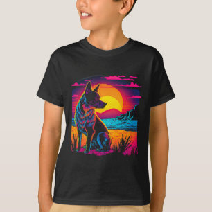 Retro Aesthetic Australian Cattle dog 17 T-Shirt