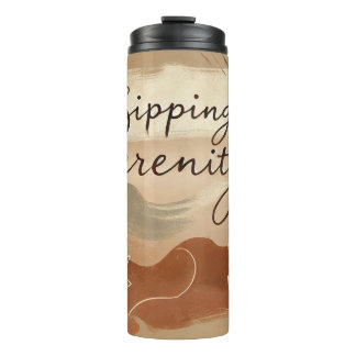Retro Aesthetic Coffee Thermal Tumbler |