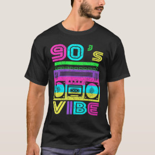 Retro Aesthetic Costume Party Outfit 90s Vibe Mus T-Shirt